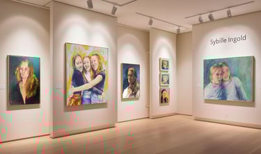 Galerie d'art portraits de Sybille Ingold