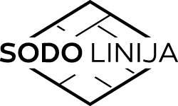 Sodo linija logotipas