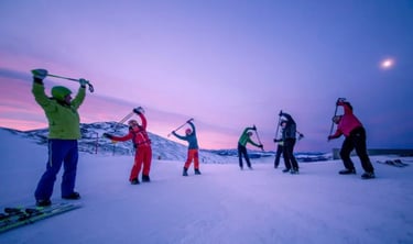 Zagrijavanje za skijanje