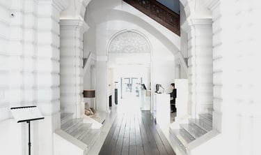Hospes Palau de La Mar hotel: A glimpse of luxury at the entrance