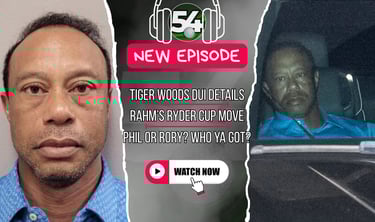 Watch 54 Golf podcast on YouTube now!
