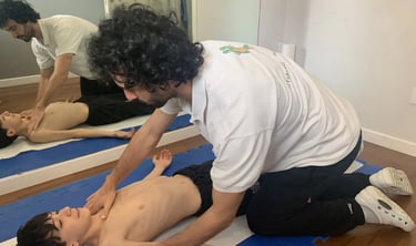 Seduta di riabilitazione posturale con metodo Mézières a Terni