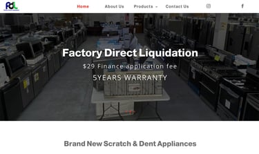 Factory direct liquidation website