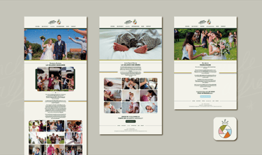 Site web interface - Simon Chevalier Photographie