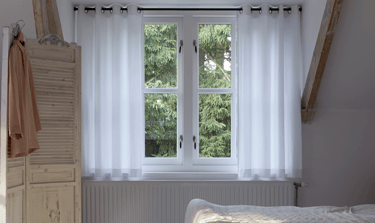 Rideaux court tamisant