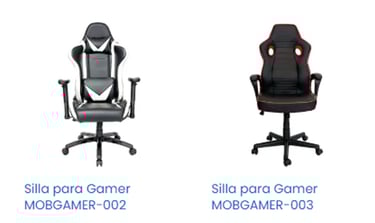 sillas gamers para oficina 