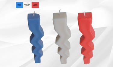 French flag candle blue white red from eclatdeluciole.fr
