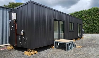 Exterior of tiny or transportable home