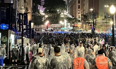 Evento no vale do Anhangabaú