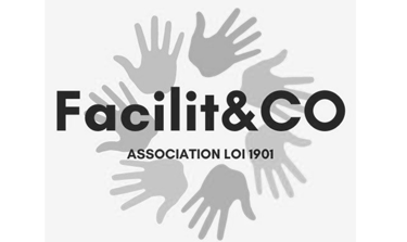 a logo for facilitt co