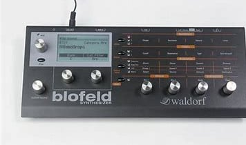 Waldorf Blofeld, virtual analogue synthesiser.