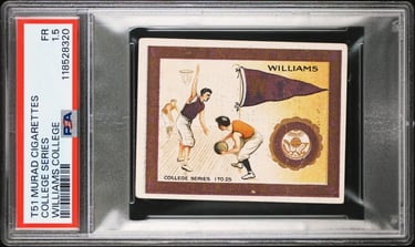 1909 Williams College Series Murad T51 Basketball Card