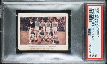 1925-28 J.S. Onagoity Internacional Uruguayo De Basquetball Los Cigarillos Dolar