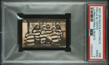 1927 Cioccolato Salvi #66 Womens Basketball Palla Al Cesto Figurina Card