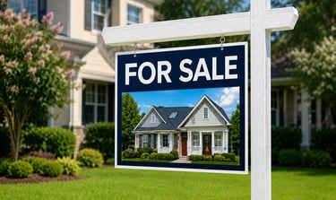 Real estate printing services in Raleigh NC including yard signs and door hangers