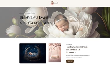 Newborn baby sleeping in a large white peony flower for professional photography catalog.
