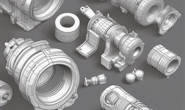 A custom steel fabrication project showcasing intricate designs and precision.