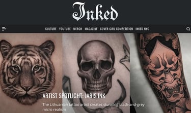 Interviu su tatuiruočių meistru Jaris Ink, Inked mag žurnale