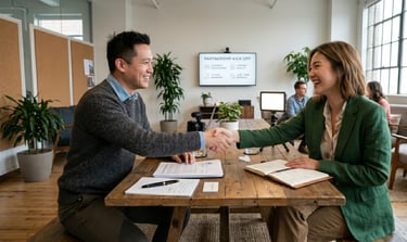 agency owner with canadian creator