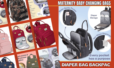 a variety of diaper baggies and diaper baggies