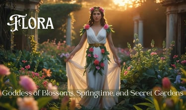 Flora - Goddess of Blossoms, Springtime and Secret Garden