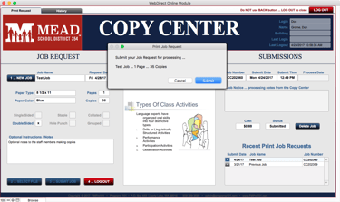 Programs 101 School district client copy center