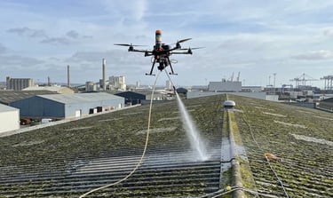 demoussage toiture batiment industriel le havre