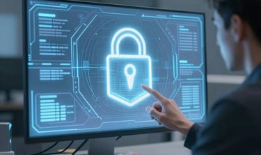 woman in black sweater holding white and black vr goggles