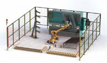 integración en México robot industrial chino de calidad estun para prensa dobladora CNC
