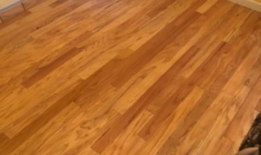 hardwood flooring install in bedroom
