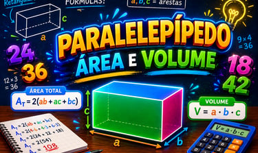 O paralelepípedo é um sólido geométrico muito importante no estudo da geometria espacial. Neste cont