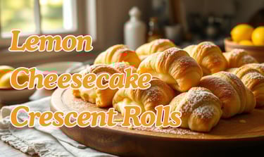 Lemon Cheesecake Crescent Rolls,