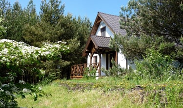 domek w sosnowym lesie, Karwia 