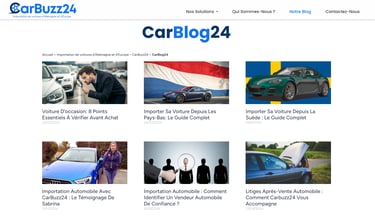 Grimal Freelance - Portfolio - Carbuzz24