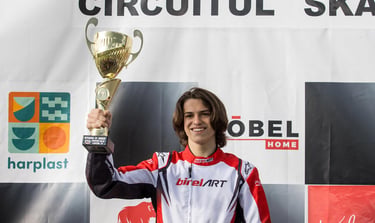 Alexandru Boltasu on the podium