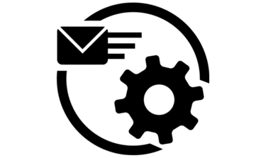 an icon representing email management