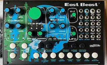 Cre8audio East Beast, Analogue semi-modular synthesizer.