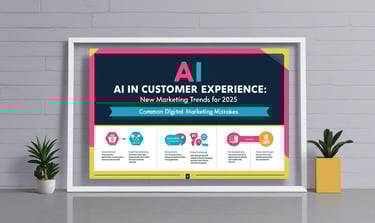 AI ग्राहक अनुभव में: 2025 के नए मार्केटिंग ट्रेंड: आम डिजिटल मार्केटिंग गलतियाँ