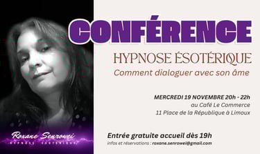 conférence Roxane Senrowei