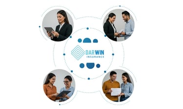 Imagen donde se ven diferentes momentos en el ciclo de vida de un seguro