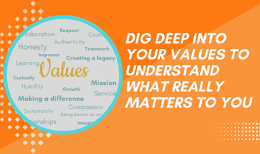 Understand what really matters to you. Karen Felton | Strengths and Career change coaching