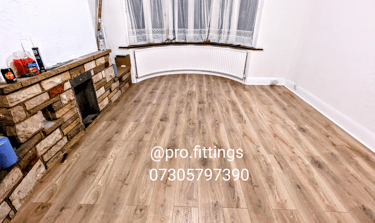 Laminate supplied and fitted by Pro Fittings Ltd in stratford