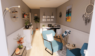 Projection cabinet et bureau