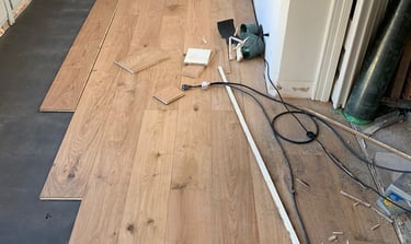 pose de parquet flottant