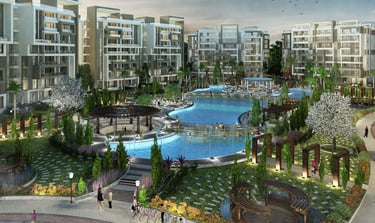 شاهد تصميم كمبوند سكني رائع 