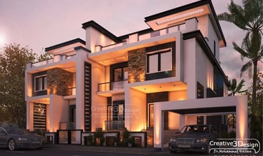 شاهد افكار تصميم فيلا مميز طراز موردن معاصر