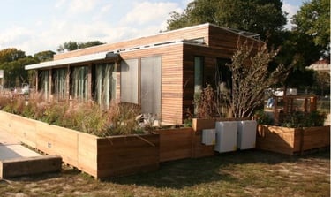 Sustainable home with solar lighting