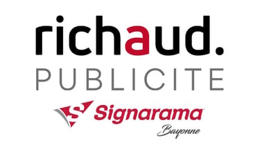 Logo Richaud Publicité - Signarama Bayonne
