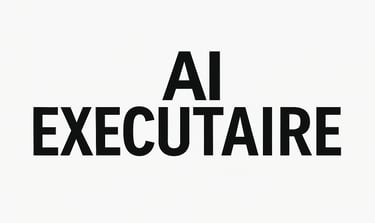 AI Executaire platform logo — intelligent assistant for digital business growth and automation.
