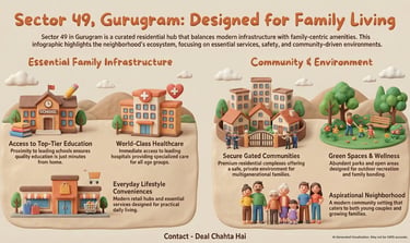 Family Living in Sector 49 Gurugram